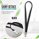 1.5cm Shiny Id Lace With Plastic Hook 5 Pcs
