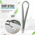 1.5cm Shiny Id Lace With Plastic Hook 5 Pcs