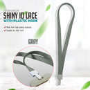 1.5cm Shiny Id Lace With Plastic Hook 5 Pcs