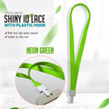 1.5cm Shiny Id Lace With Plastic Hook 5 Pcs