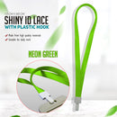 1.5cm Shiny Id Lace With Plastic Hook 5 Pcs