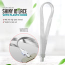 1.5cm Shiny Id Lace With Plastic Hook 5 Pcs