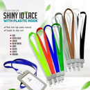 1.5cm Shiny Id Lace With Plastic Hook 5 Pcs