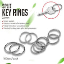 Key Ring Flat // Split (100pcs/pack)