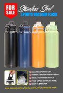Stainless Steel Sports Vacuum Flask 1L