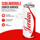 QUAFF Coated Stainless steel coke mug 500ml white