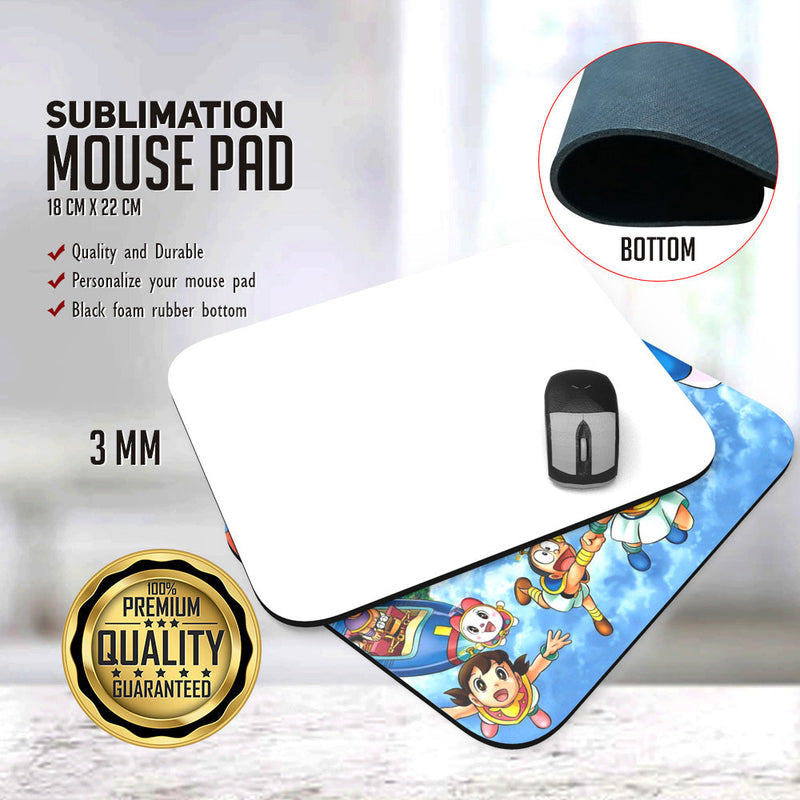 Sublimation Mouse Pad 18cm x 22cm