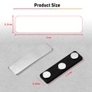 Sublimation Magnetic Metal Name Badge 7x2.2cm (Blanks)