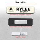Sublimation Magnetic Metal Name Badge 7x2.2cm (Blanks)