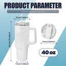 Sublimation Coated Cars mug  (40Oz-1200ML) White