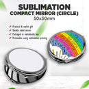 Sublimation Compact Mirror