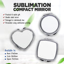 Sublimation Compact Mirror