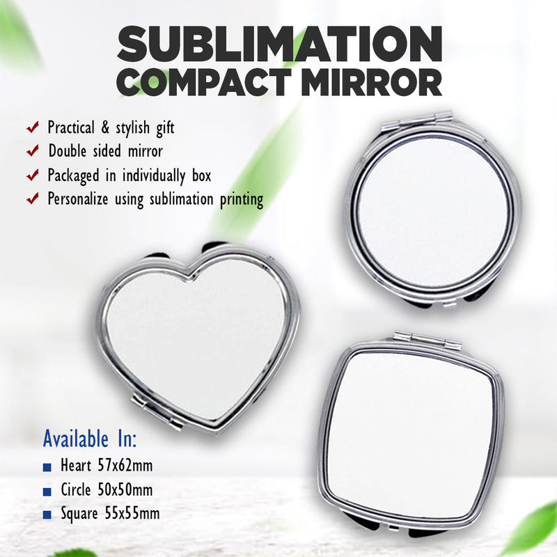 Sublimation Compact Mirror