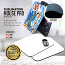 Sublimation Mouse Pad 18cm x 22cm