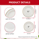 Quaff Sublimation Coated Plate w/ Stand