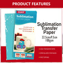 Sublimation Paper for Mugs (22.5cm x 9.5cm)