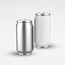 Quaff 280ml Coke Mug With Straw Sublimation Coated Stainless White Silver