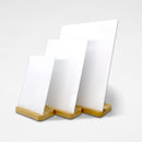Sublimation Metal Sheet with Bamboo Stand