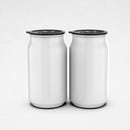 Quaff Sublimation Coated Aluminum Coke Mug White 350ml