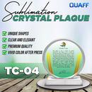 Sublimation Crystal Plaque