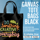 Canvas Tote Bag Black