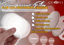 Transparent film for CUYI button pin badge 2.25 / 1.75 / 3 Inch (100pcs/pack)