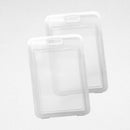 5 Pcs Vertical Colored Transparent Id Holder Case Protector C - 113