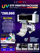 CUYI UV DTF Printer 3HEADS F1080-A1