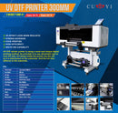 CUYI UV DTF Printer 3HEADS F1080-A1