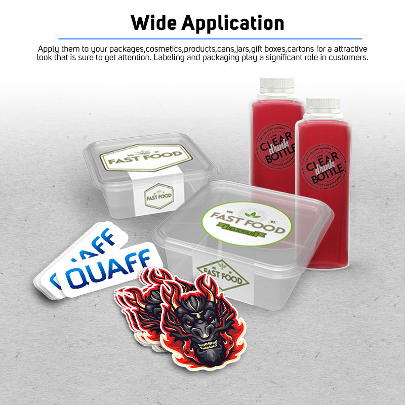 Vinyl Inkjet Sticker (Not Waterproof)