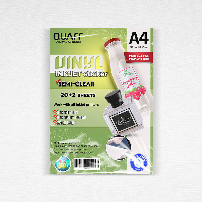 Vnyl Injet Sticker Vinyl Inkjet Sticker Waterproof