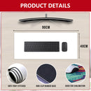 White Gaming Mouse Pad XL