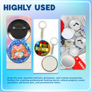Holographic film for Button Pin for 58mm (50pcs/pack)