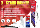 ADJUSTABLE X-BANNER STAND (2ft x 5ft)