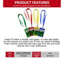 5pcs Vertical ID Holder With Lace Case Shiny Protector