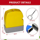 Blanks- 35x40mm Printable Photosensitive Self-Inking Key Chain Stamp Set For School And Office Use