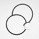 Sublimation Round Fan Colored Rim (5PCS)