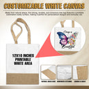 Abaca Canvas Patchwork Bag