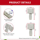 100pcs Id Hook For Lace Lanyard Making G-Hook Ordinary Plastic Trapezoid