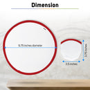 Sublimation Round Fan Colored Rim (5PCS)