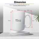 Quaff Big Sublimation Ceramic Mugs 15oz [36pcs]