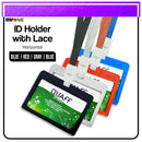 5pcs Vertical ID Holder With Lace Case Shiny Protector