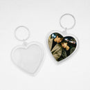 Photo Insert Acrylic Keychain Openable Key Chain 100 Pcs Pack