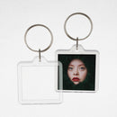 Photo Insert Acrylic Keychain Openable Key Chain 100 Pcs Pack