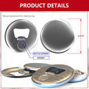 Quaff Magnet Opener For Button Pin 2.25 Inches 100pcs