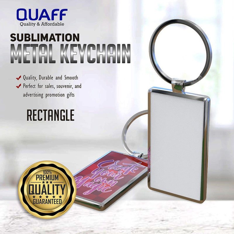 Sublimation Printable Blank Metal Keychain No Print