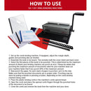 Quaff Binding Machine A4 Size Heavy Duty Binder