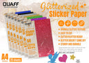 QUAFF Glitterized Sticker Paper (20 sheets/pack)