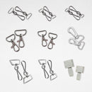 100pcs Id Hook For Lace Lanyard Making G-Hook Ordinary Plastic Trapezoid