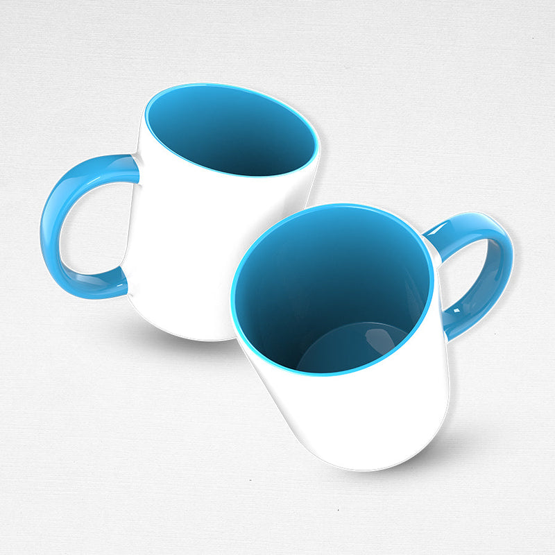 24pcs Quaff Inner & Handle Color Mugs